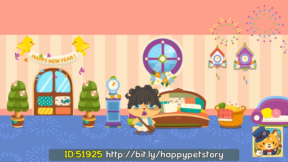 LoveLetter2Liam's tweet photo. Super Cute~! Addicted to #HappyPetStory! Use my Invite ID: 51925 for your FREE room. https://t.co/r0ka5Lr5Nw https://t.co/rbl1BinfGU