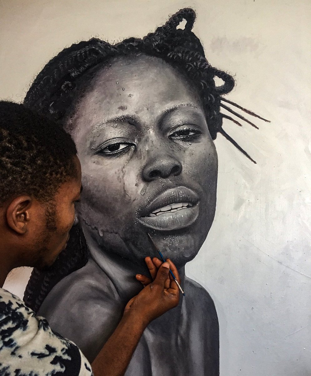 artmonnk's tweet photo. Oil on canvas by @Ayogukfineart https://t.co/xuu8Yedazj
