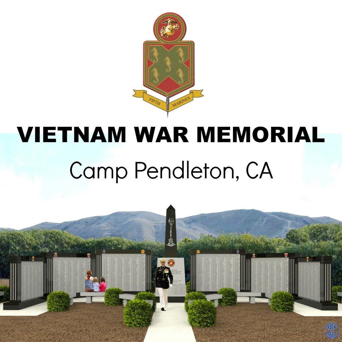 Photos of Vietnam War Memorial under construction at <a href="/RockOfAges/">Rock of Ages</a> Granite Quarry Vermont Register here for Dedication Ceremony 👉 bit.ly/VWMRegistration #vietnamwar #usmarines #Veterans