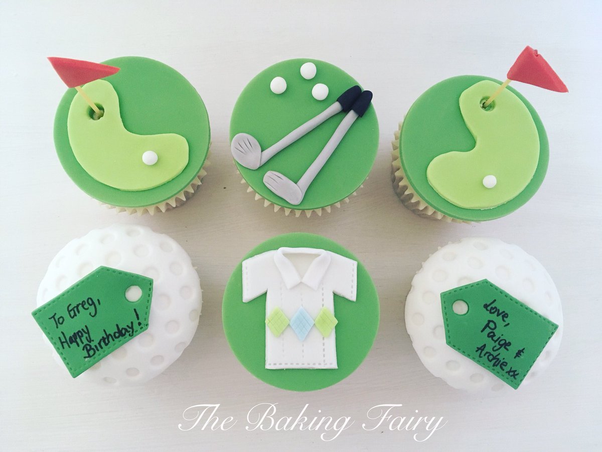 the_bakingfairy's tweet photo. Golf themed #cupcakes #Dealkent https://t.co/jFpxXwx5Nu