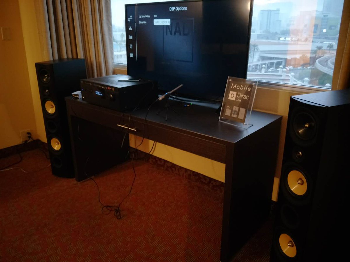 DiracResearch's tweet photo. Showing the new #DiracLive at #CES2018 #audiophile #DiracResearch https://t.co/okwx5skIGq