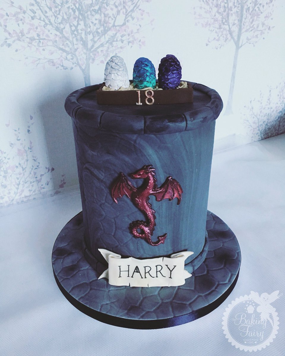 the_bakingfairy's tweet photo. Game of Thrones dragon #cake #dealkent https://t.co/HCeljwaSNH