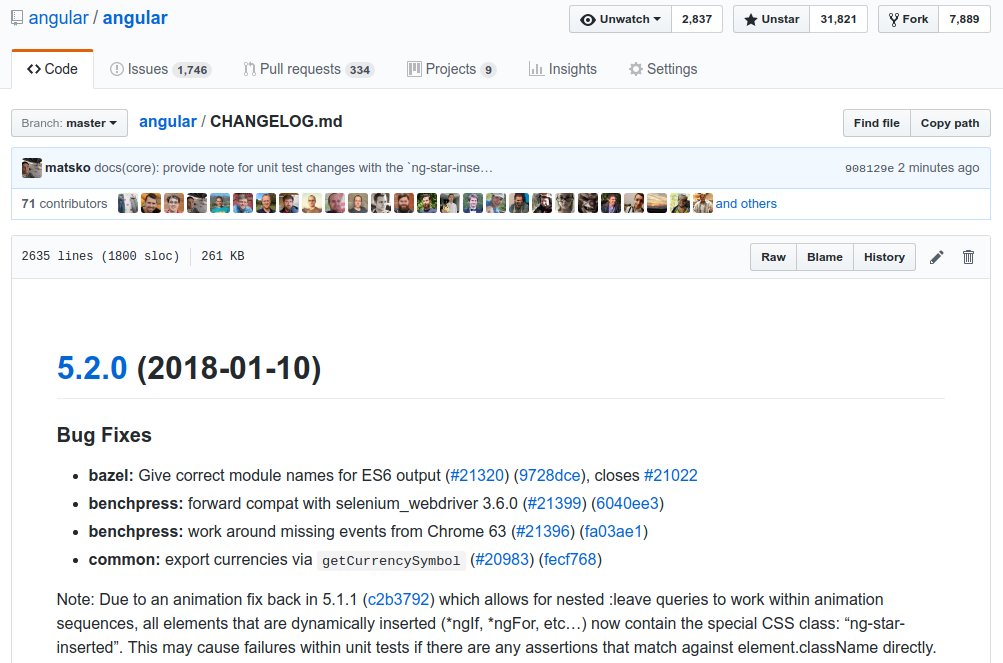 angular's tweet image. v5.2 is now available! More template type checking, #TypeScript 2.6 support and more has landed in #Angular blog.angular.io/angular-5-2-no…