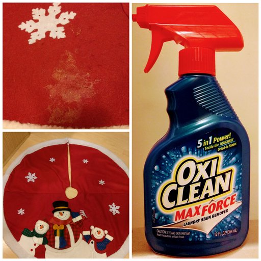 n3chelle's tweet photo. #freesample #OxiCleanMaxForce Spray tackles your biggest holiday stains! Save $0.50 now! https://t.co/KJ52Pq0lSc https://t.co/XnnCMVbafM