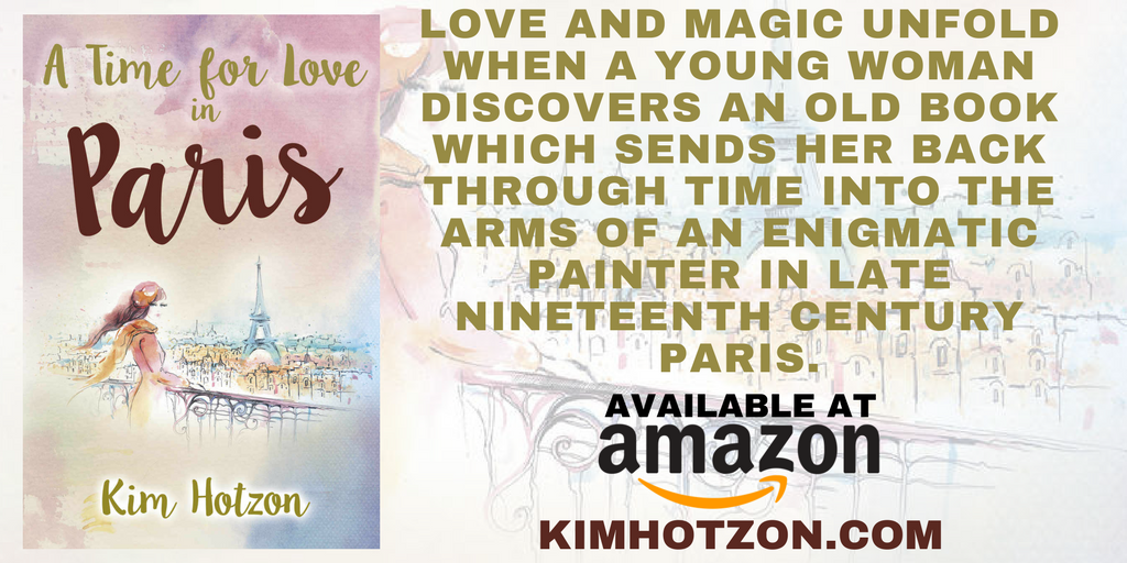 AuthorShout's tweet photo. #Love and #magic unfold when a young woman discovers an old book which sends her back through time into the arms of an enigmatic painter in late nineteenth century Paris. https://t.co/GPzbyY18b6 #asmsg #iartg #amreading #bookboost #RRBC #timetravel @KimHotzon https://t.co/Czol2IY0Ah