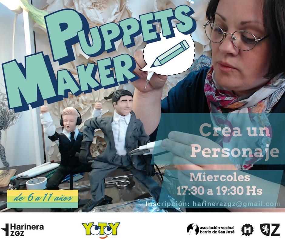 Taller de creación de personajes para la grabación de audiovisuales / Puppets Maker - Laura… harinerazgz.wordpress.com/2018/01/10/pup…