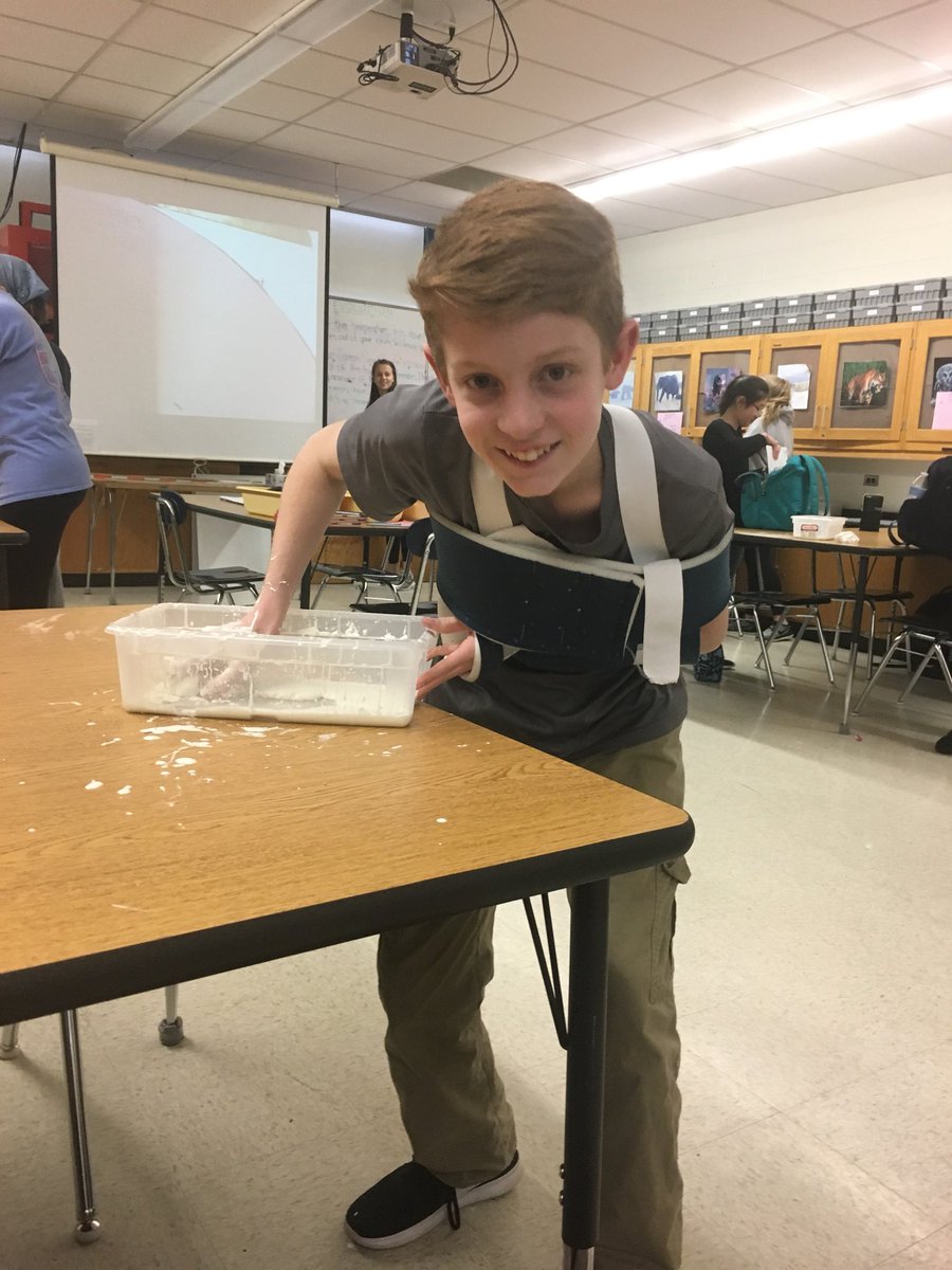 Love this student’s dedication to learning about the Layers of the Earth!