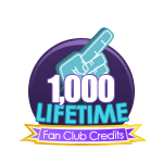 So proud of my shiny new 1k Lifetime Fan Club Credits badge! THANK YOU to everyone that helped! https://t