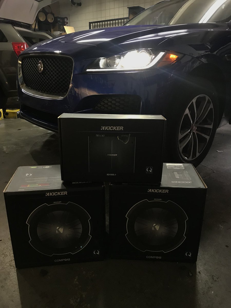 12velectronics's tweet photo. Our #Jaguar #FPace project! #12volt #Kicker #QClass @KICKERaudio https://t.co/saEtj6v9qg