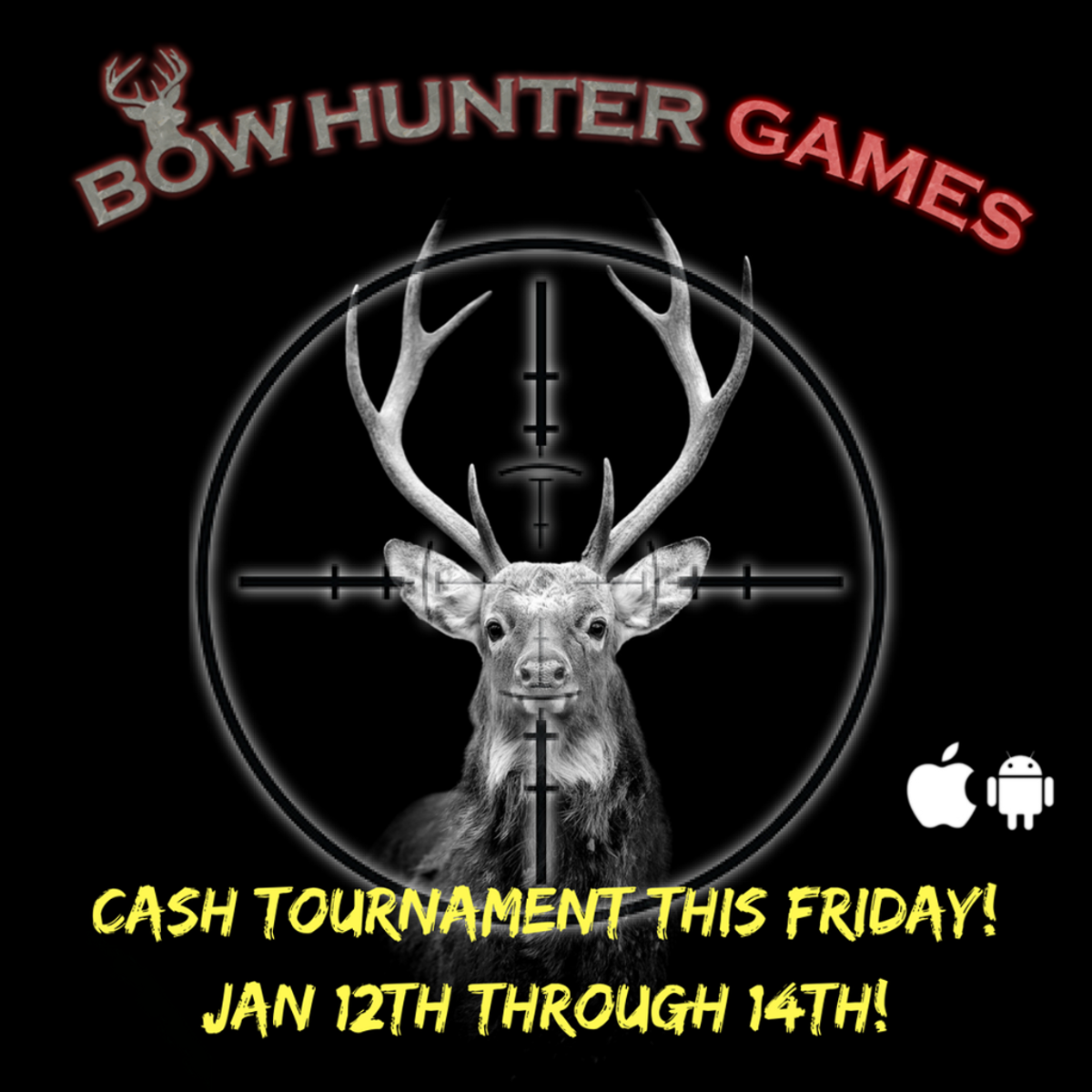 totalsims's tweet photo. Play #BowHunter2017 $200.00 cash tournament! Held Jan 12th - 14th! Amazing #hunting grounds, #Tournament with prizes, and tons of upgrades! #Android #IOS #app #games #deerhunting #freetoplay #archery #archerylife #bowfight https://t.co/e7MwtXvcpx https://t.co/oHCXDEhKFJ