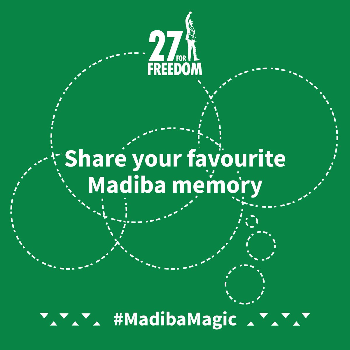 27FORFREEDOM's tweet photo. 27 For Freedom celebrates Madiba magic. We would love you to share your favourite Madiba memory? Post and let's educate our children and the future generations... More on https://t.co/GICS3DDjH7 https://t.co/2GHUn6HS9o