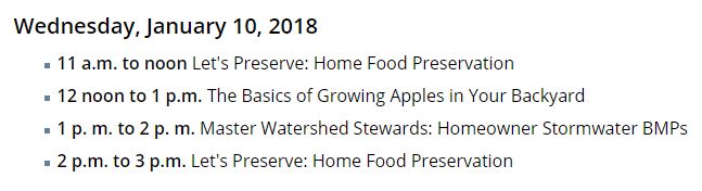 agsciences's tweet photo. What can you learn today at the #PennState exhibit in the Main Hall at the #PAFarmshow? How to grow backyard apples, manage stormwater on your property, and preserve food at home https://t.co/Bb5rpvoI5e
