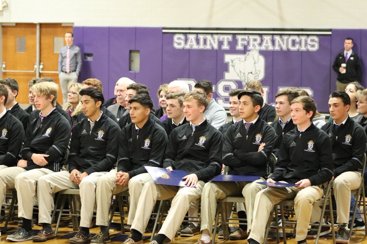 SFDStallions's tweet photo. This morning we honored the 2017 DII Boys Soccer State Champions!  A special thanks to @JerodNBC4 for serving as emcee.  #PrideandTradition https://t.co/aPqREjE2m4