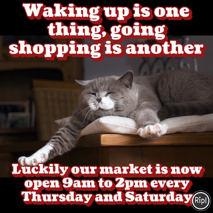 Local market, local stalls, local food and local goods. #Shoplocal 
via ripl.com