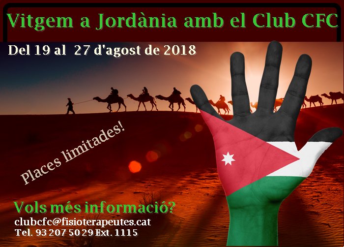 ColFiCat's tweet photo. "Sóc fisioterapeuta però de petit volia ser com l'Indiana Jones, viure mil aventures, descobrir tombes sagrades o el Sant Greal, i passar uns dies a la ciutat de Petra"
Viatgem a Jordània amb el #ClubCFC
https://t.co/0GUcADsDyS https://t.co/1X1IswJs3k
