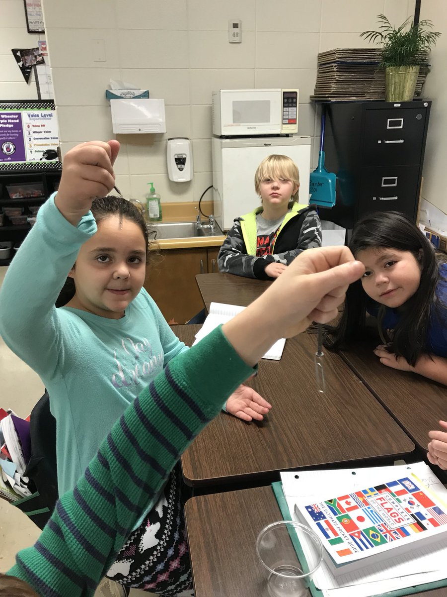 BarkerFinckCrew's tweet photo. The #bestthirdgradersinthedistrict @WheelerElem constructed temporary magnets today! #writingaboutscience #magnetism #handsonlearning https://t.co/b4yMdqo5X2