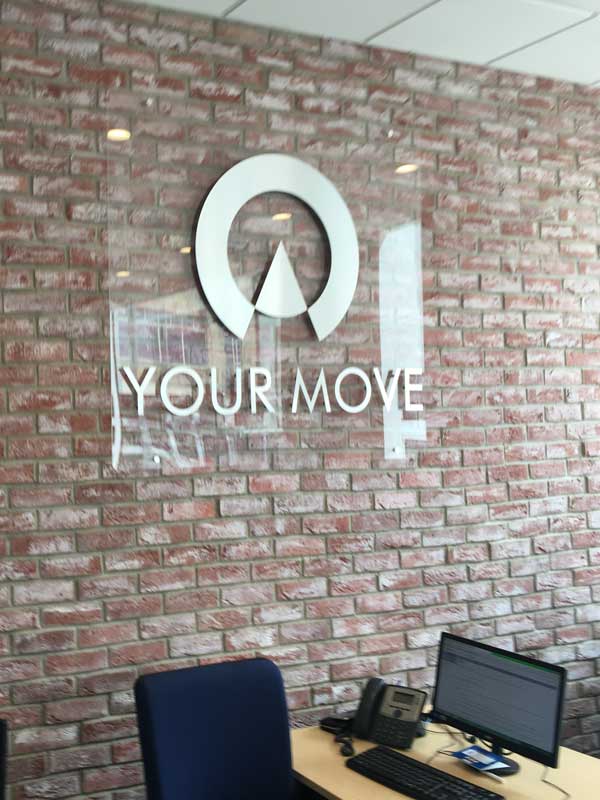 Millstream_Ltd's tweet photo. Millstream's complete refurbishment of the Your Move branch! 🏠 What do you guys think to the feature brick wall and signage renewal? We think it really adds character to the space. If you need any similar work doing, don't hesitate to call us for a chat - 07538831234 📞 https://t.co/gu7Z91SbQ4