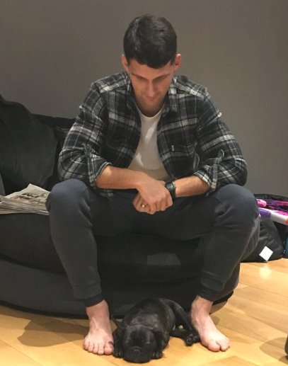 GlamoraDesign1's tweet photo. A day in the life of Nottinghham Forest defender Eric Lichaj:
โฆ๏ธ Was promised by his wife, if he ever scores a hat-trick, he can get a dog
โฆ๏ธ He scores a brace to help Forest beat Arsenal
โฆ๏ธ #GetEricADog trends
โฆ๏ธ Receives dog, names it โGunnerโ ๐ถ ๐ ๐ ! https://t.co/hDQaR7PXtw