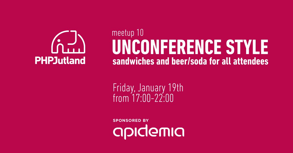 ApidemiaDk's tweet photo. Next Friday, @PHPJutland is hosting the 10th meetup, this time following the unconference model, meaning there will be no set topics. We want to encourage everyone to discuss their challenges and interests within software development. Hope to see you there
https://t.co/NQAcpJO6D6 https://t.co/UOQhvv71jW