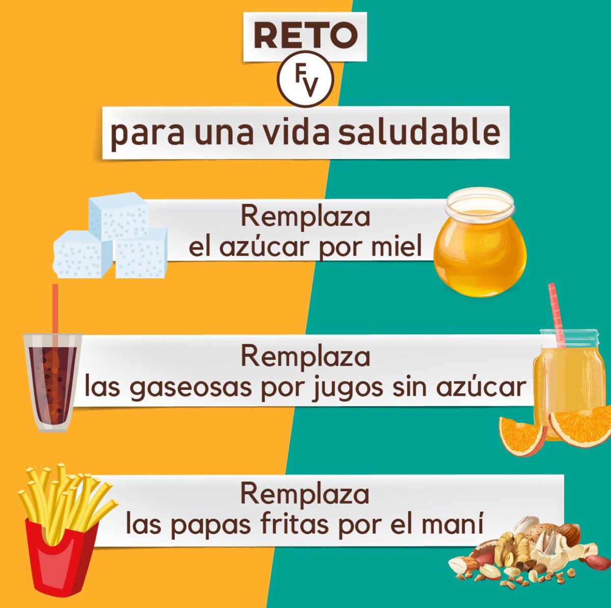 Frutiver1A's tweet photo. El reto para el 2018 es tener una vida saludable. ¿Y tú qué planeas hacer para lograrlo? https://t.co/VHd4ppaFfT