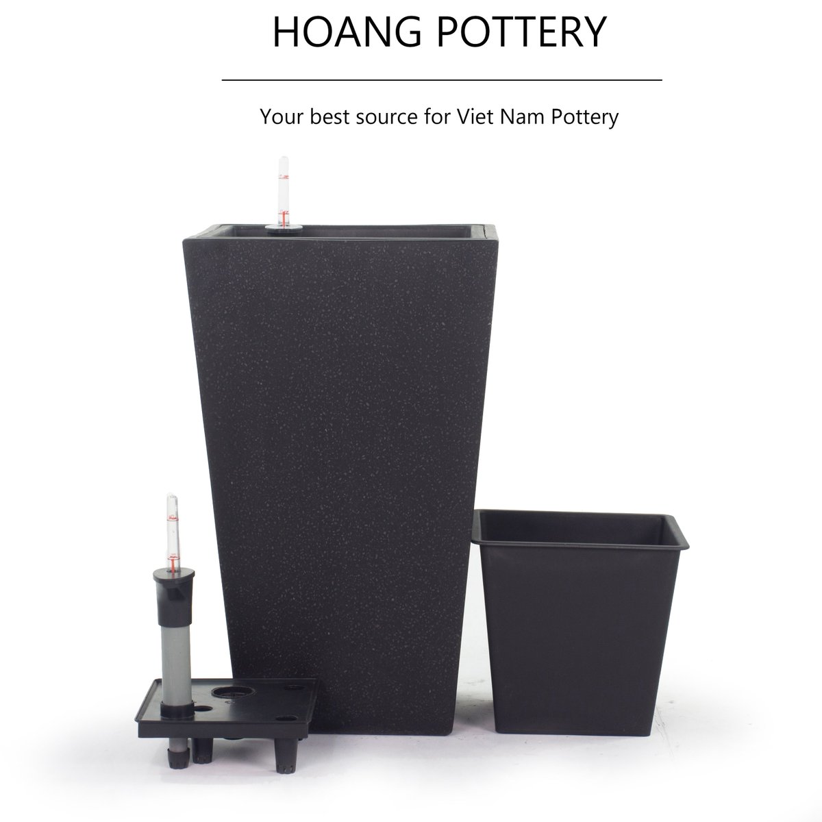HoangPottery's tweet photo. #Stable #black #tapered #square #terrazzo #planter.๐ป๐๐น
#vietnam #pottery #pot #flowerpot #blackpot #blackplanter #tallpot #tallplanter #squarepot #squareplanter #tapered #modernstyle #moderndesign #highquality #durable #durablepot #durableplanter #cement #terrazzo #decoration https://t.co/NWilv6JqIR