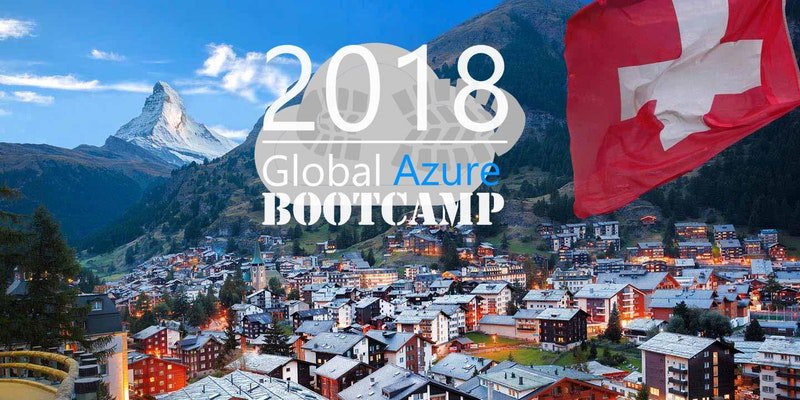 Do you speak about #Azure? The #cfp for #GlobalAzure #Bootcamp Switzerland 2018 is still open. Submit, submit, submit: bootcamp.azurezurichusergroup.com #azurezurich
