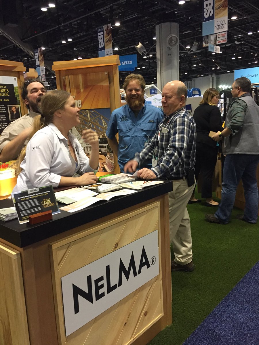 We’ve got the #MaineCabinMasters at booth #S823 until noon! Stop by and say hello! #IBSOrlando