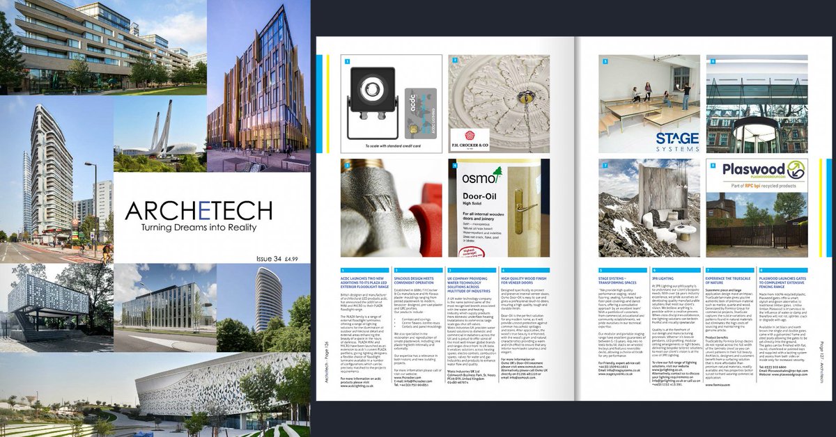 JPRLightingUK's tweet photo. FEATURE ALERT! Read the latest issue of @archetechmag and our editorial feature on page 127! Read it here: https://t.co/lX7f5690U0 https://t.co/6Sx0Ui9eQ3