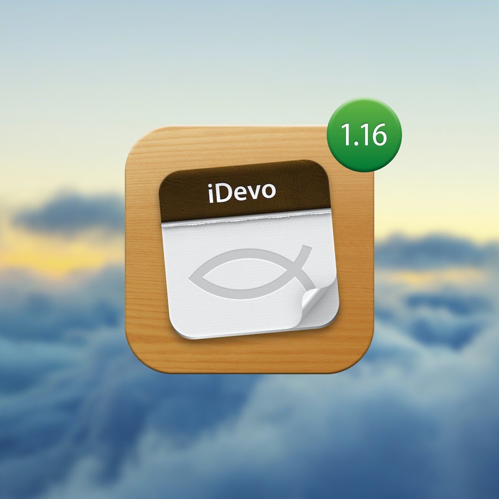 iDevoApp's tweet image. iDevo ES versión 1.16 ahora disponible. #iPhone #iPad #iPodTouch #Biblia #Dios #PalabraDeDios #Devocional #Cristianismo