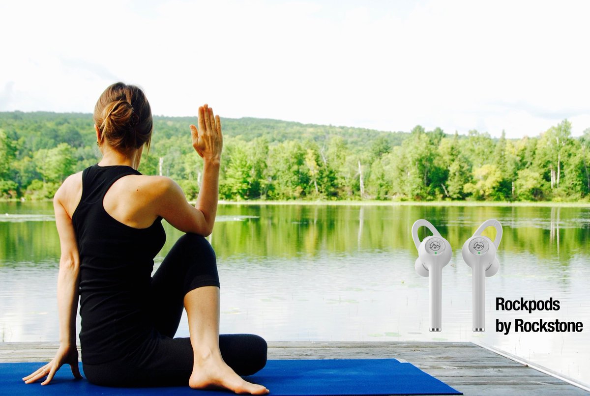 rockstoneaudio's tweet photo. Enjoy some peaceful morning yoga music with our true wireless Rockpod earphones.
.
.
#ces #ces2018 #cesofficial #yoga #morningyoga #yogainspiration #naturelovers #rockpod #rockpods #rockstone #consumertech #audiotech #workoutearphones #gymlife https://t.co/Iuxw0nZm6p