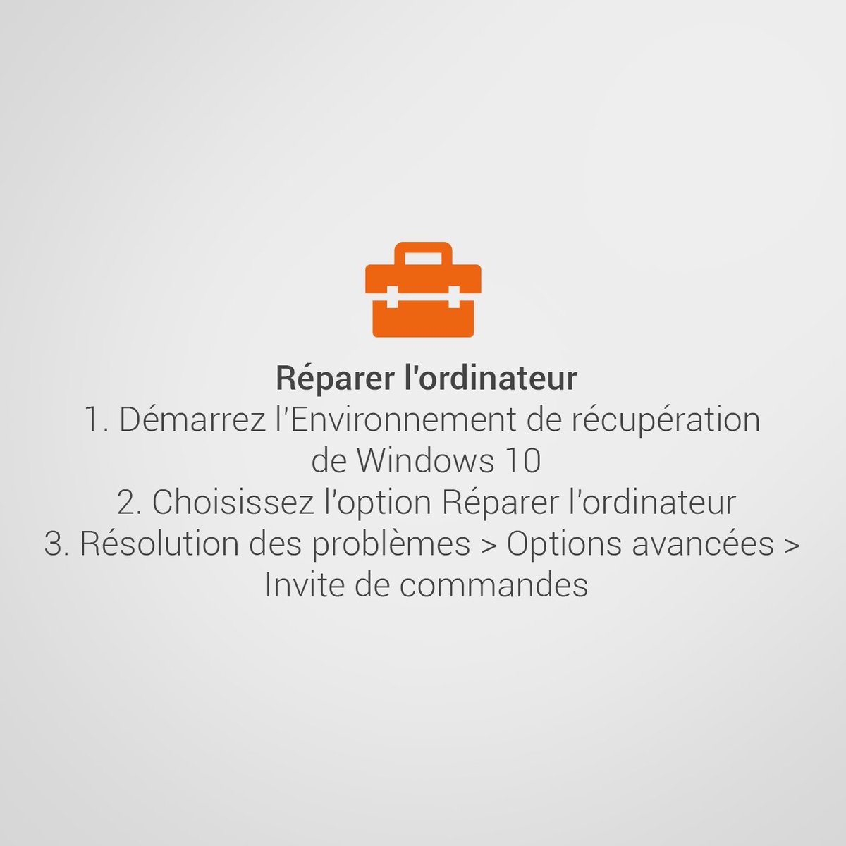 DellVousAide's tweet image. Vous pouvez être amené à réparer le boot de #Windows lorsque votre PC ne veut plus démarrer correctement, pour cela nous vous proposons d’utiliser la commande #BootRec 👇👌