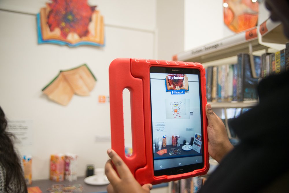 LutonWellWise's tweet photo. A few snaps from our T+ Art Unveiling in December. Visit Luton Central Library to have a look at the interactive artwork in our T+ area. Stay tuned for more events at https://t.co/11neOzIMVQ #Luton #Art #LutonLibraries https://t.co/b2RwOL4t04