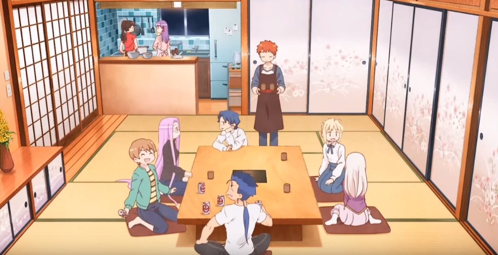 九音 No Twitter われ衛宮さんちの今日のごはんopの当たり前の様に士郎の隣に座る慎二すき T Co Croszbdtx4 Twitter