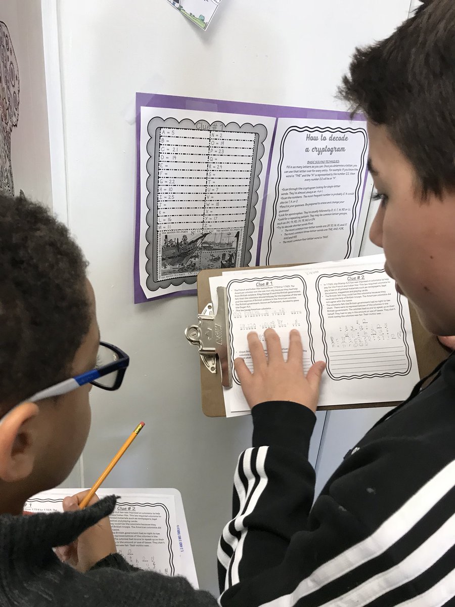FMSocialMullins's tweet photo. Escape Room Causes of Revolutionary War #engagedlearners #fmslearns #theyarelovingit https://t.co/HYSlVRsyF3