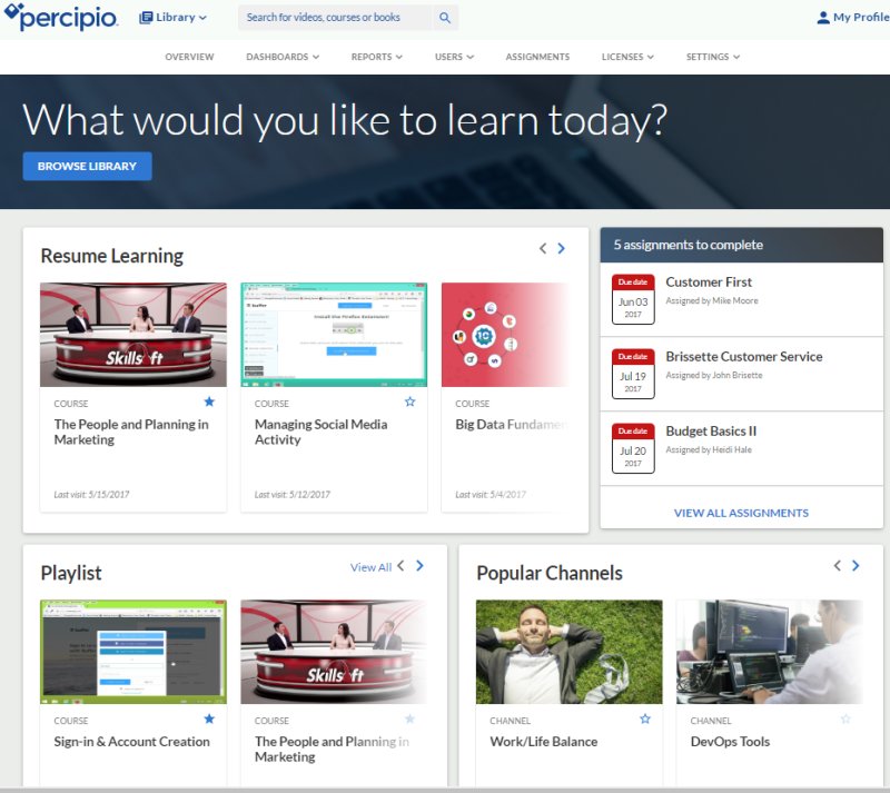 <a href="/Skillsoft/">Skillsoft</a> announces opening up its platform Percipio to manage channels of third party content. This is a major announcement from one of the largest training content providers.  The next-gen learning platform market is on fire. businesswire.com/news/home/2018…