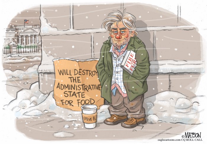 NWPinPDX's tweet photo. #Bannon better get a job if he plans on going on welfare! Right, Republicans? Steve's lost a lot of jobs lately! #bannonout #maddow #TrumpIsAMoron https://t.co/Q16cIvHVXh