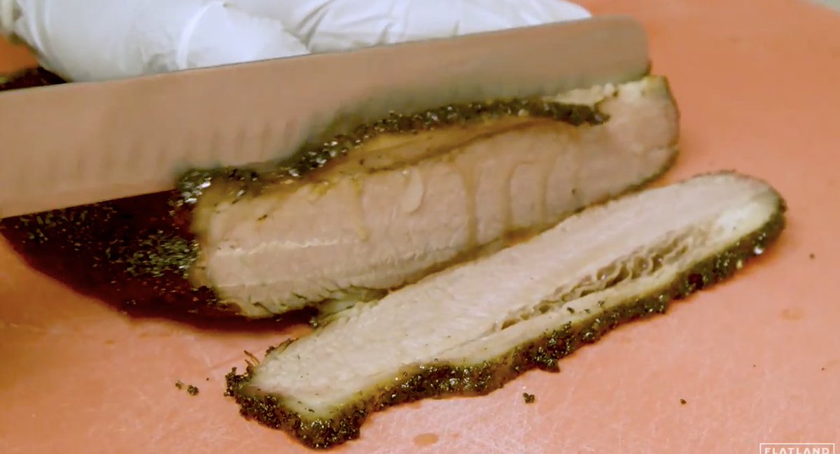 I don't know if a #meatwaterfall was a thing...but it is now. This shot by <a href="/Go4Brad/">Brad Austin</a> of <a href="/EjsUrbanEatery/">EJ's Urban Eatery</a> will make you want brisket for lunch. #BestEatinTheHouse <a href="/FlatlandKC/">FlatlandKC</a>. Video: bit.ly/2qPaWaB