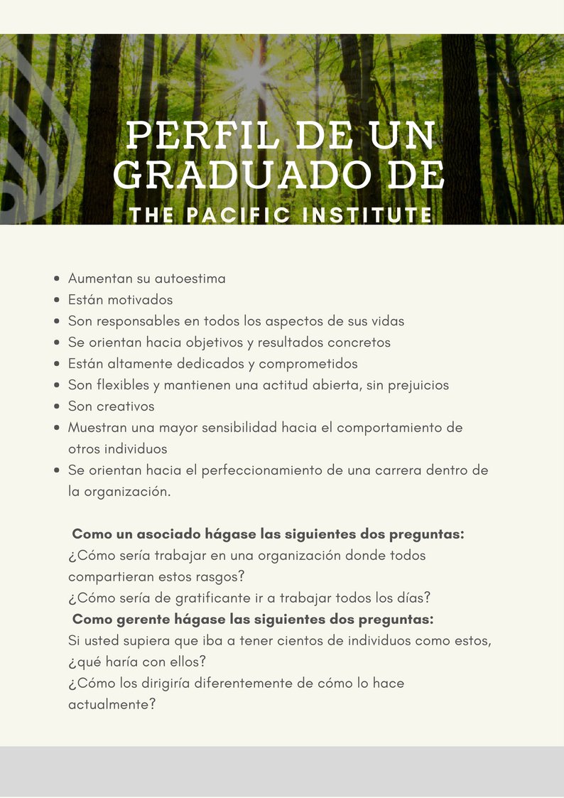 TPI_CA's tweet photo. Esta es la valiosa propuesta de “The Pacific Institute”: Logramos cambios en gran escala en los patrones de pensamiento de las personas en todos los niveles, para crear verdaderas organizaciones de alto desempeño y “rendimiento”. https://t.co/YiRqhn3cxt