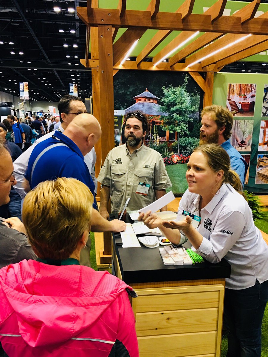 IBS 2018 - The Maine Cabin Masters from the DIY Network are at our booth today! Stop by to meet them! Booth S823 #IBSOrlando