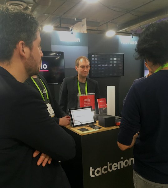 thisishcvc's tweet photo. #CES2018 We're proud to have innovative #B2B focused #hardware startups like @tacterion with us at #HardwareClub Alley. Find your way to Booth #51303 — #51304 this week at #CES! https://t.co/5GUo0fYHHD
