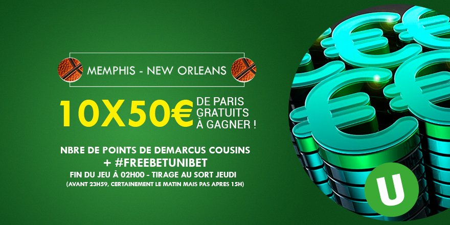 UnibetFrance's tweet image. 🏀 Pour faire plaisir à la team de Dom de BALD DONT LIE© et tous les autres, concours spécial #NBA avec 500€ de #FreebetUnibet 🤑 à gagner ! 💪

#TeamParieur