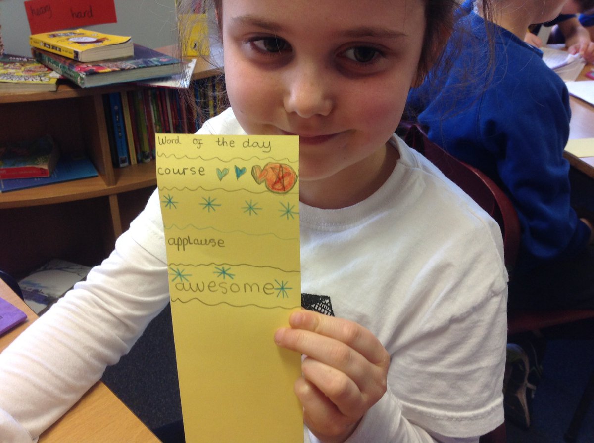 2CS_LPS's tweet photo. Introducing our new 'word of the day' bookmarks. Look out for some awesome vocabulary coming from Yr 3! #wordoftheday #improvinglanguage @LPSenglish https://t.co/1ktiQP0voQ