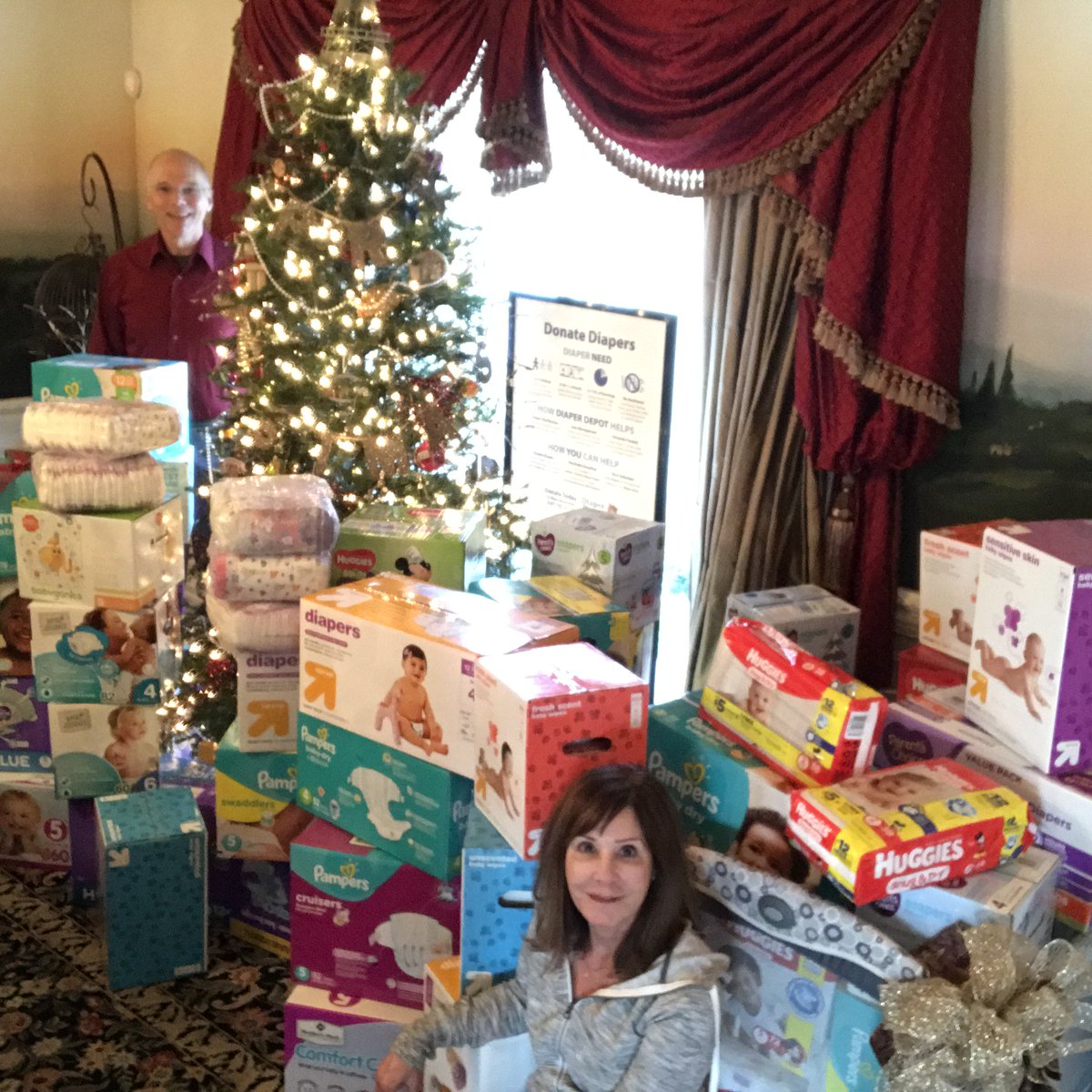 huggies christmas diapers 2018