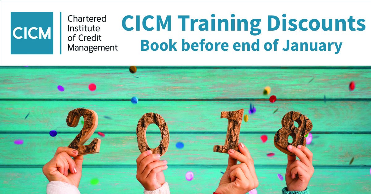 CICM_HQ's tweet photo. Give your team a great start to the New Year with 10% discount on Open or In-company @CICM_HQ training https://t.co/OrjHB2gdaN Book before the end of January #creditmanagement #creditprofessional #training https://t.co/VKJrbl5G25