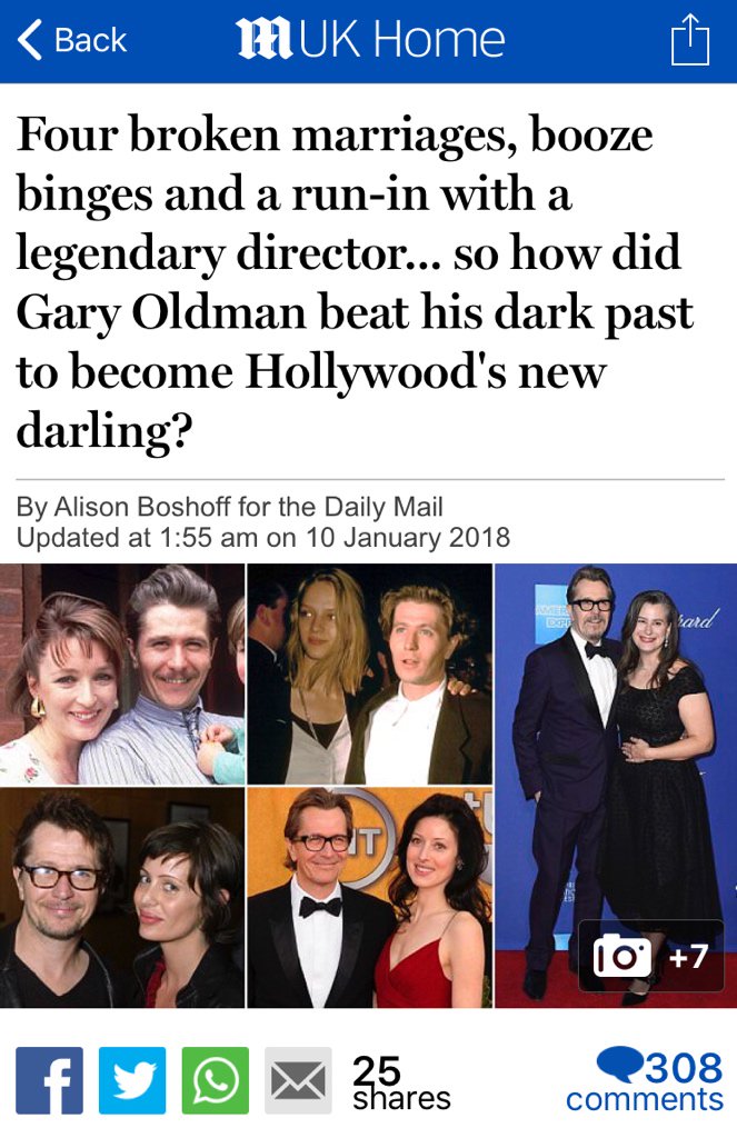 the dm reporter s tweet profile gary oldman s doing quite well