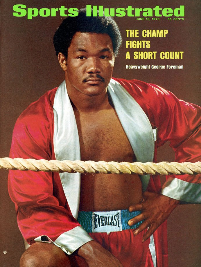 Happy 69th bday to former heavy weight champ, George Foreman! 