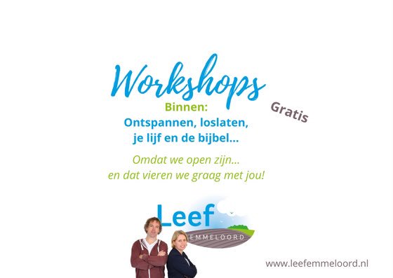 SandradeOlde's tweet photo. WORKSHOP #ontspannen #loslaten #jelijf &amp; #debijbel
https://t.co/JtoNHxDlgI https://t.co/WLDAYNgu6r