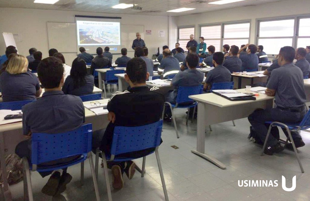 Os engenheiros da Usiminas estão com tudo! 23 profissionais das Usinas de Ipatinga e Cubatão, Usiminas Mecânica e da Sede da empresa, em Belo Horizonte, concluíram o curso de capacitação certificado pela American Society for Quality (ASQ), entidade reconhecida em todo o mundo!