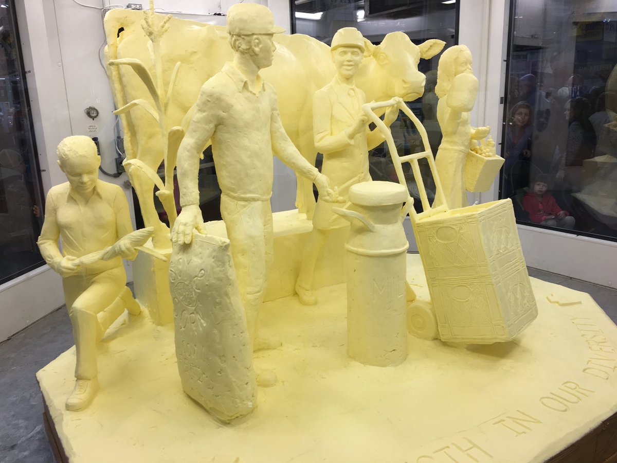 Ed_Neilson's tweet photo. @PAAgriculture Farm Show - butter sculpture / showcasing #1 industry in PA this week in Harrisburg. Great event for the entire family to enjoy! https://t.co/ToKoQYub7h