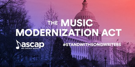 The future of music needs your help - Sign the petition in support of the #MusicModernizationAct >> bit.ly/MMASignNow

#StandWithSongwriters and SHARE!
